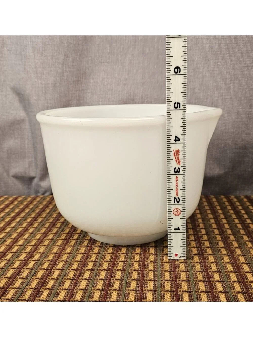 Glasbake 20 White Mixing Bowl For Sunbeam 7